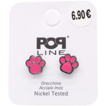 Mini orecchini per bimba in acciaio