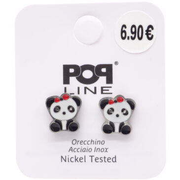 Mini orecchini per bimba in acciaio