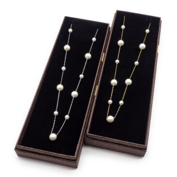 Collana girocollo di perle assortite