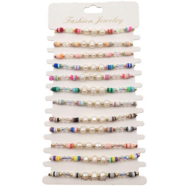 Bracciali in corda con Perla