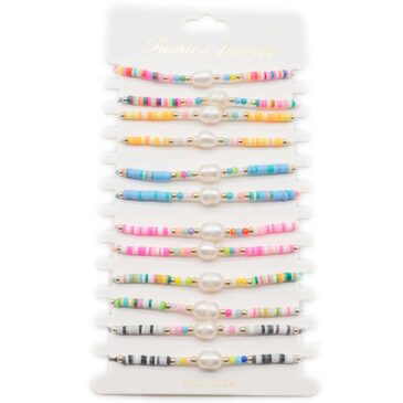 Bracciali in corda con Perla
