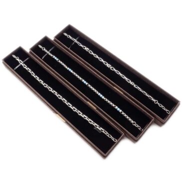 Bracciale morbido in acciaio stile catena moto
