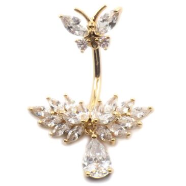 Piercing BANANA OMBELICO CON FANTASIA