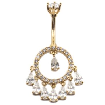 Piercing BANANA OMBELICO CON FANTASIA