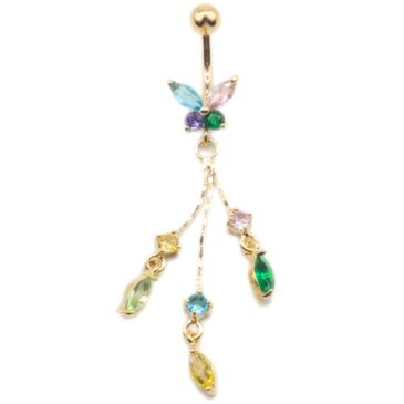 Piercing BANANA OMBELICO CON FANTASIA
