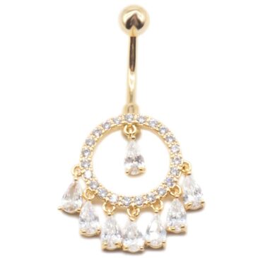 Piercing BANANA OMBELICO CON FANTASIA