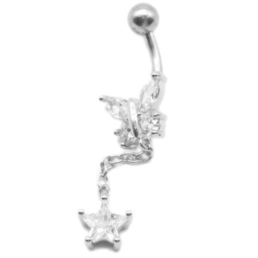 Piercing BANANA OMBELICO CON FANTASIA