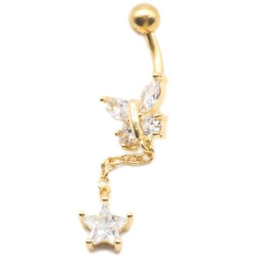 Piercing BANANA OMBELICO CON FANTASIA