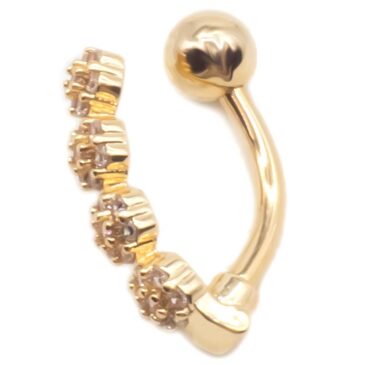 Piercing BANANA OMBELICO CON FANTASIA