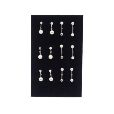 Expo Piercing Banane palline perla acciaio chirurgico 316L