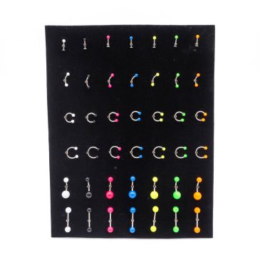 Expo Piercing FLUO acciaio chirurgico 316L