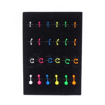 Expo Piercing FLUO acciaio chirurgico 316L