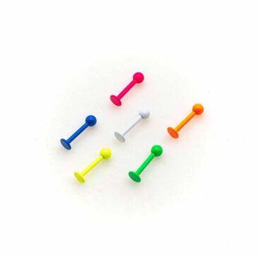Labret Acciaio chirurgico 316L verniciato total fluo 1 Labret Acciaio chirurgico 316L verniciato total fluo Labret Acciaio chirurgico 316L verniciato total fluo