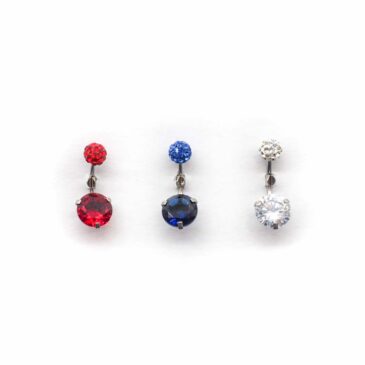 Banana ombelico ferido e zircone Acciaio chirurgico 316L & zirconi 4 Banana ombelico ferido e zircone Acciaio chirurgico 316L & zirconi Banana ombelico ferido e zircone Acciaio chirurgico 316L & zirconi