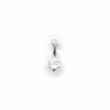 Banana ombelico ferido e zircone Acciaio chirurgico 316L & zirconi 5 Banana ombelico ferido e zircone Acciaio chirurgico 316L & zirconi Banana ombelico ferido e zircone Acciaio chirurgico 316L & zirconi