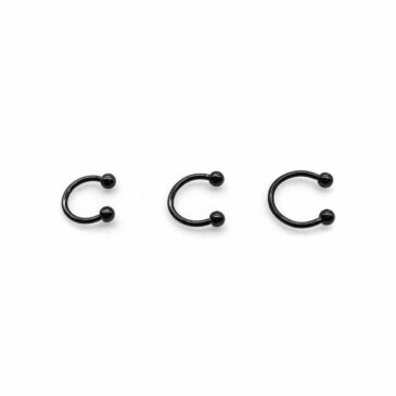 Circular Acciaio chirurgico 316L anodizzato nero 4 Circular Acciaio chirurgico 316L anodizzato nero Circular Acciaio chirurgico 316L anodizzato nero