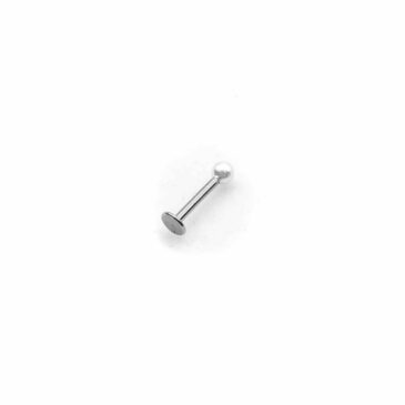Labret Acciaio chirurgico 316L & plastica effetto perla 1 Labret Acciaio chirurgico 316L & plastica effetto perla Labret Acciaio chirurgico 316L & plastica effetto perla