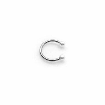 Circular Acciaio chirurgico 316L & plastica effetto perla 6 Circular Acciaio chirurgico 316L & plastica effetto perla Circular Acciaio chirurgico 316L & plastica effetto perla