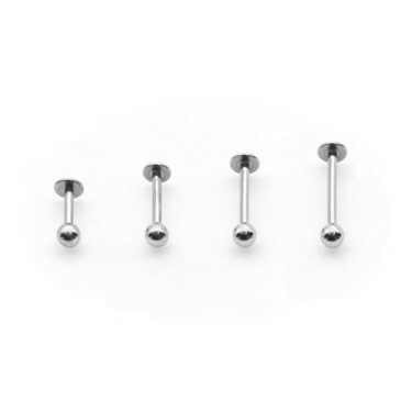 Piercing labret acciaio chirurgico 316L