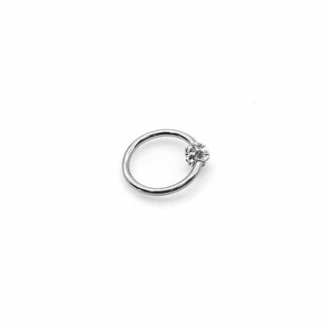 Ring Acciaio chirurgico 316L ferido & vetro 19 Ring Acciaio chirurgico 316L ferido & vetro Ring Acciaio chirurgico 316L ferido & vetro