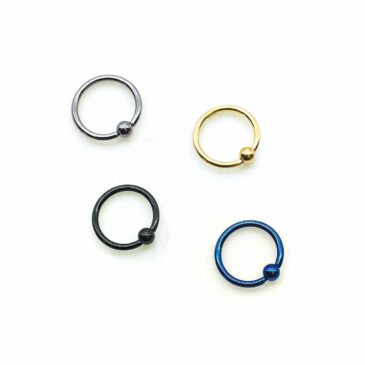 Ring Titanio anodizzato 6 Ring Titanio anodizzato Ring Titanio anodizzato