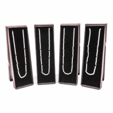 Collana girocollo acciaio perline inserti stella, cuori 6 Collana girocollo acciaio perline inserti stella, cuori Collana girocollo acciaio perline inserti stella, cuori