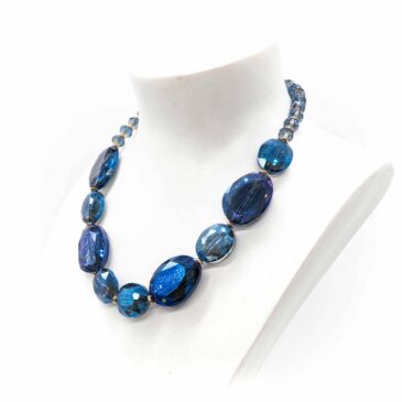 Collana fantasia tipo vetro girocollo con ovali colori assortiti 1 Collana fantasia tipo vetro girocollo con ovali colori assortiti Collana fantasia tipo vetro girocollo con ovali colori assortiti
