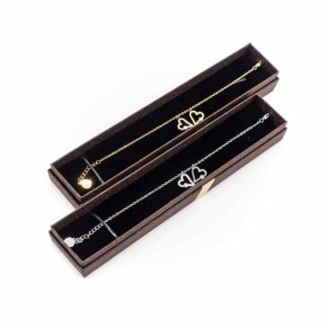 Bracciale acciaio morbido catenina con pendente doppio cuore forato 6 Bracciale acciaio morbido catenina con pendente doppio cuore forato Bracciale acciaio morbido catenina con pendente doppio cuore forato