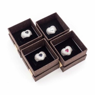 Anello regolabile cuore nel cuore 2 Anello regolabile cuore nel cuore Anello regolabile cuore nel cuore