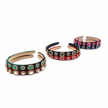 Cerchietto con pietre colori assortiti 4 Cerchietto con pietre colori assortiti Cerchietto con pietre colori assortiti