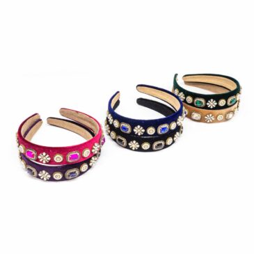 Cerchietto con pietre colori assortiti 6 Cerchietto con pietre colori assortiti Cerchietto con pietre colori assortiti