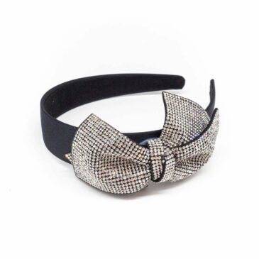 Cerchietto con centrale fiocco tutto strass 2 Cerchietto con centrale fiocco tutto strass Cerchietto con centrale fiocco tutto strass