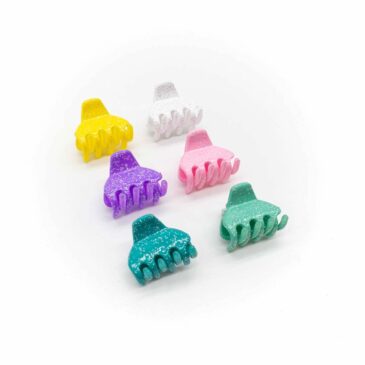 Set mini pinze per capelli modello glitter 5 Set mini pinze per capelli modello glitter Set mini pinze per capelli modello glitter