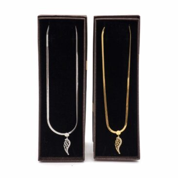 Set n° 2 collane donna in acciaio snake chain cindolo alato 10 Set n° 2 collane donna in acciaio snake chain cindolo alato Set n° 2 collane donna in acciaio snake chain cindolo alato