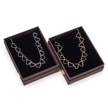 Set n° 2 collane donna in acciaio catena fantasia cuore 10 Set n° 2 collane donna in acciaio catena fantasia cuore Set n° 2 collane donna in acciaio catena fantasia cuore