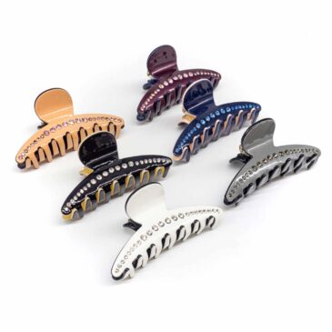 Set n° 6 pinzoni per capelli colorato e strass 1 Set n° 6 pinzoni per capelli colorato e strass Set n° 6 pinzoni per capelli colorato e strass