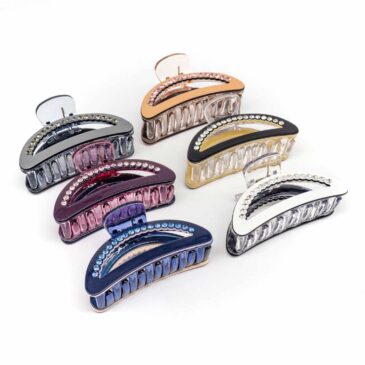Set n° 6 pinzoni per capelli colorato e strass 2 Set n° 6 pinzoni per capelli colorato e strass Set n° 6 pinzoni per capelli colorato e strass