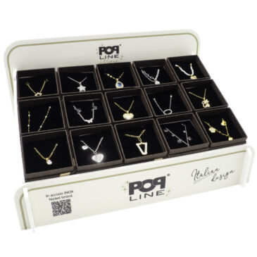 Espositore Forexbox COLLANE in acciaio da 30pz